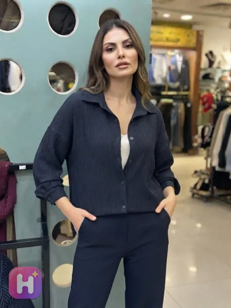 شومیز بیسیک پاییزه فری سایز