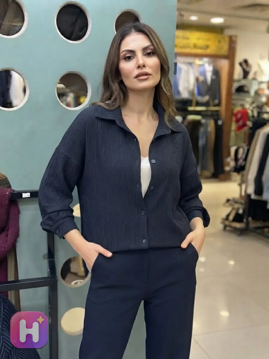 شومیز بیسیک پاییزه فری سایز